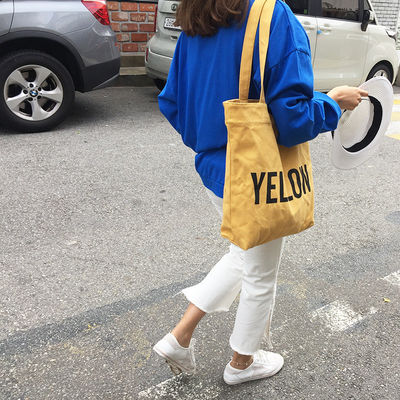 Regalos Logotipo impreso a medida Bolsas de lona de algodón para bolsas de compras reutilizables