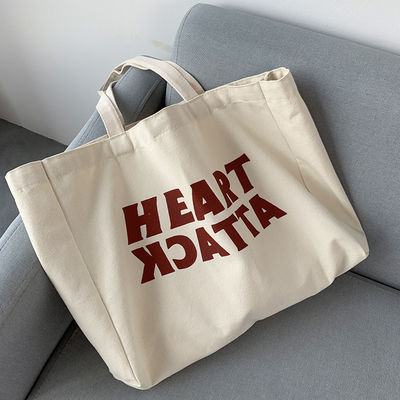 2022 Moda Custom Women Canvas Tote Bag para las compras con material ecológico