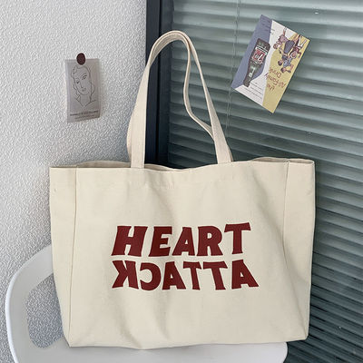 2022 Moda Custom Women Canvas Tote Bag para las compras con material ecológico