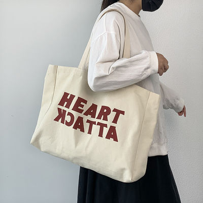 2022 Moda Custom Women Canvas Tote Bag para las compras con material ecológico