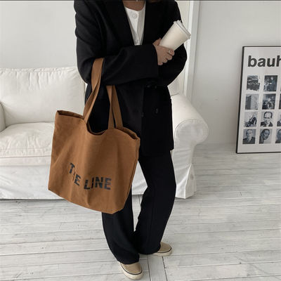 Bolsa de toque de lienzo personalizada con impresión de logotipo personalizado