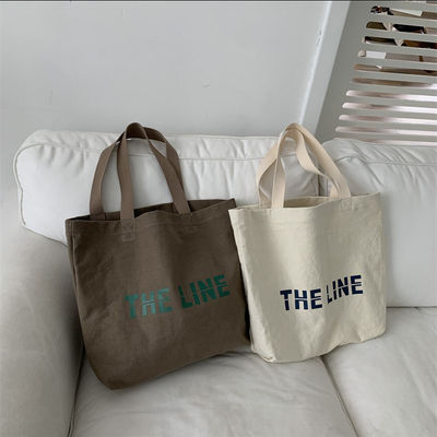 Bolsa de toque de lienzo personalizada con impresión de logotipo personalizado