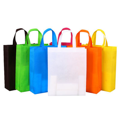 Personaliza el logotipo de la bolsa de toque no tejido para bolsas de envío posición media