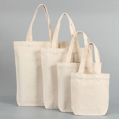 Logotipo personalizado Aceptado Eco Amigable Canvas de trabajo pesado Bolso de compras con bolsillo