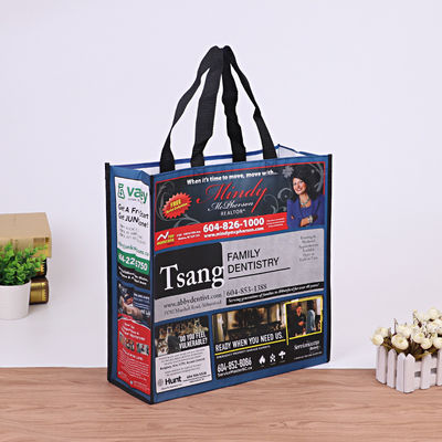 Bolso de compras reutilizable de color no tejido personalizado para compradores ecológicos