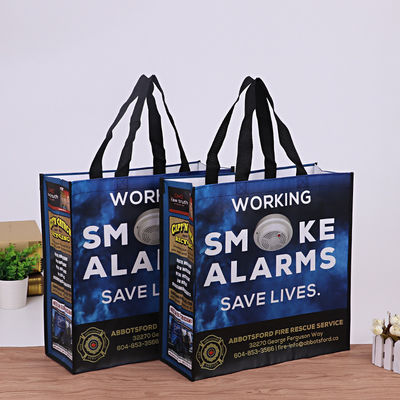 Bolso de compras reutilizable de color no tejido personalizado para compradores ecológicos