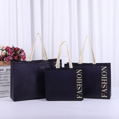 Logotipo personalizado Impreso Bolso de Tote No Tejido Estilo de moda más reciente para campañas