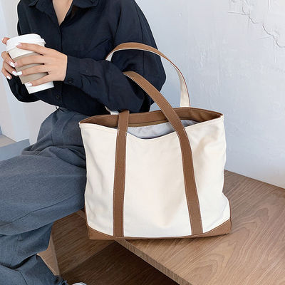 Bolsa de toque de lona de color personalizada con logotipo impreso y diseño personalizado