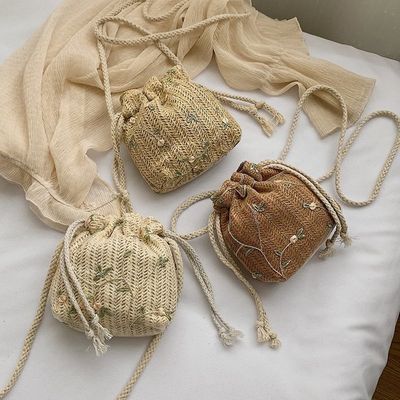 Vida escolar diaria 2022 Bolso de mano de verano de vacaciones en la playa Bolso crossbody de verano para mujeres Tipo de patrón Otro