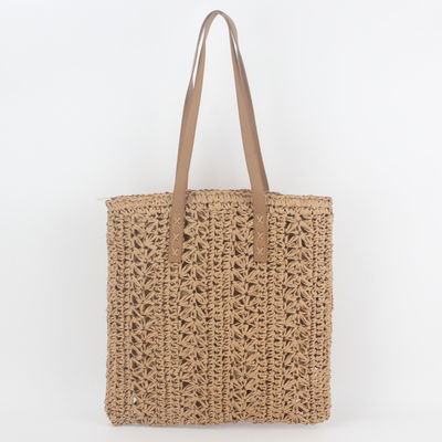 Bolso de moda de verano de 2022 Bolso de playa de paja con logotipo personalizado