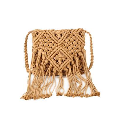 Logotipo personalizado Mujeres Clutch de paja Tejido de hombro Summer Beach Crossbody Bolso de bolso con cierre de cremallera