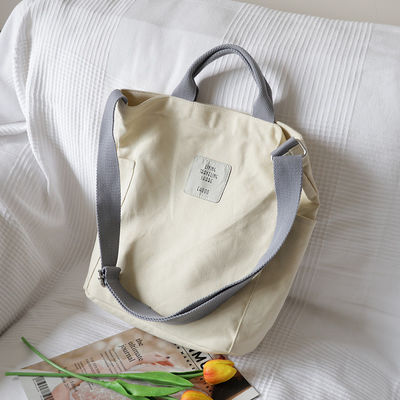 Color personalizado tamaño mediano chica lienzo pecho cuerpo cruzado toque hombro bolso mensajero