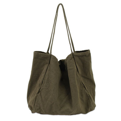 Bolso de bolsas para mujeres de gran capacidad con diseño simple, patrón de letras OEM / ODM aceptable