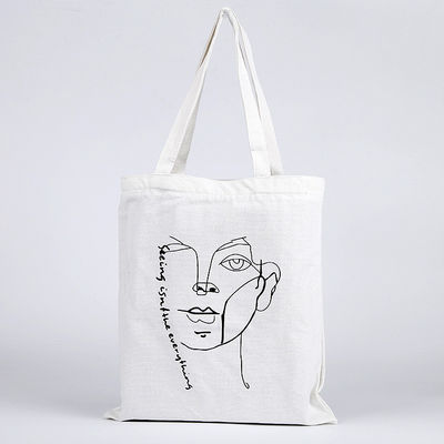 La última carta de estilo de moda Imprimir bolsa de algodón Tote para diseño personalizado