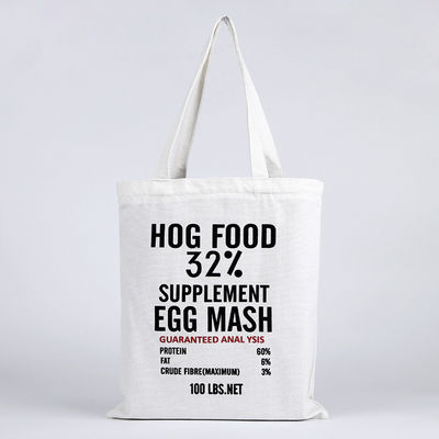 La última carta de estilo de moda Imprimir bolsa de algodón Tote para diseño personalizado