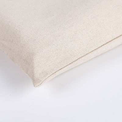 Bolso de ropa de algodón de color blanco reutilizable para la vida escolar
