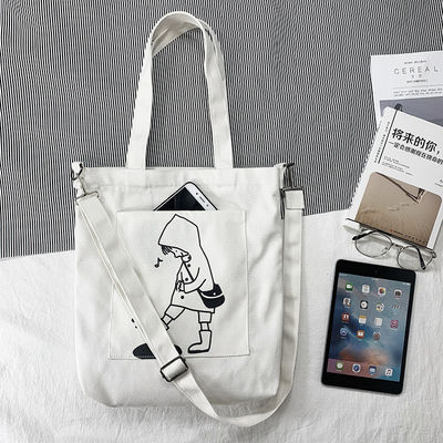 Bolso de hombro de vida escolar diaria para mujeres Eco-amigable Logotipo de toque de lona Logotipo personalizado
