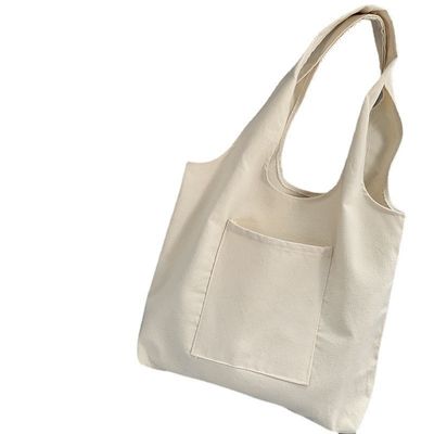 Logotipo personalizado Bolso de compra de lienzo Bolso de algodón orgánico y el último estilo de moda