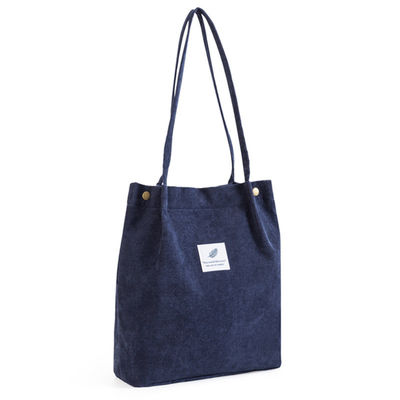 Bolso de toque de corduroy para el trabajo Comida en la playa y viajes