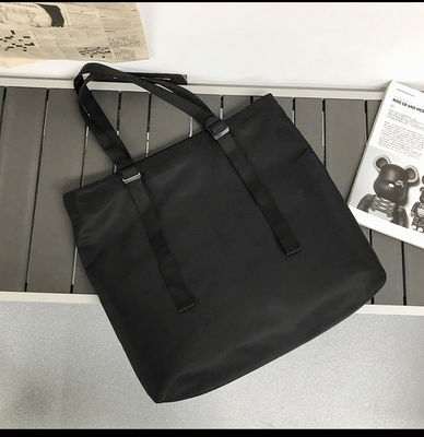 Bolsa de lienzo de mensajería para impresión de compras Bolsa de nylon Impreso LOGO Logotipo personalizado