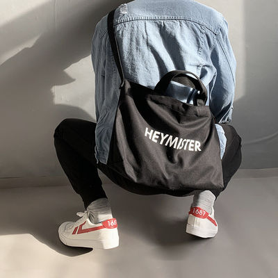 Bolso de bolsillo de lienzo personalizado aceptable OEM/ODM para impresión de cartas Bolso de mensajería de cuerpo cruzado