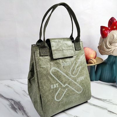 Diseño personalizado Bolsa de comida aislada de papel Tyvek Dupont de gran capacidad
