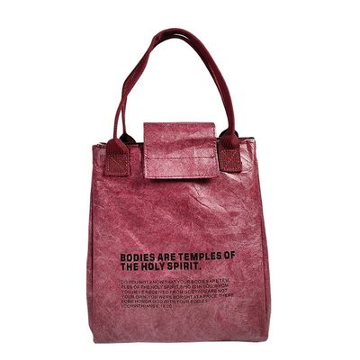 Diseño personalizado Bolsa de comida aislada de papel Tyvek Dupont de gran capacidad