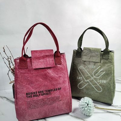 Diseño personalizado Bolsa de comida aislada de papel Tyvek Dupont de gran capacidad