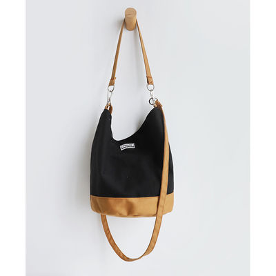 Bolsa redonda de algodón para compras de moda y funcionales