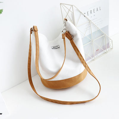 Bolsa redonda de algodón para compras de moda y funcionales