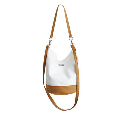 Bolsa redonda de algodón para compras de moda y funcionales