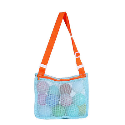 Bolso de playa en blanco de sublimación ideal para juguetes infantiles y colección de conchas en la playa