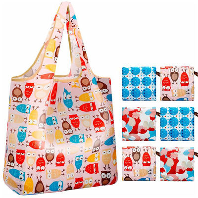 REPT Poliéster ecológico reutilizable Comprar maquillaje con toque plegable Embalaje Bolsas de nylon