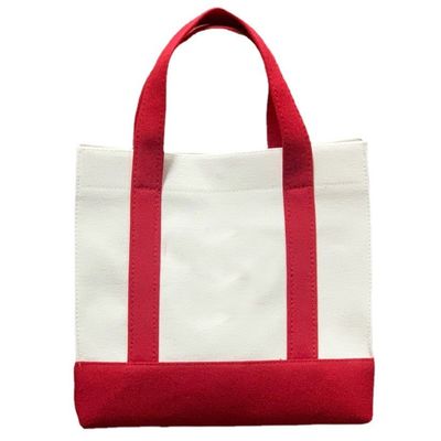 Bolsa de compras de lona de línea en blanco ecológica reutilizable con logotipo personalizado y logotipo personalizado