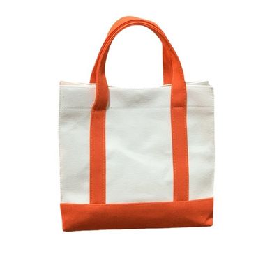 Bolsa de compras de lona de línea en blanco ecológica reutilizable con logotipo personalizado y logotipo personalizado