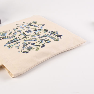Bolsa de compra de lienzo de la vida escolar diaria aceptable con impresión de logotipo personalizado