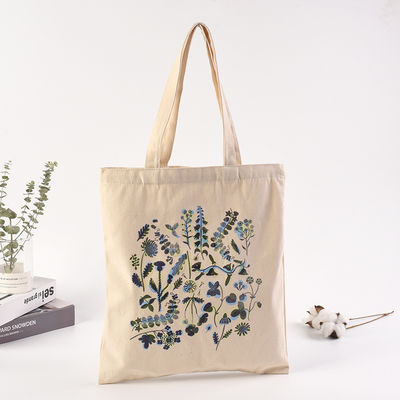 Bolsa de compra de lienzo de la vida escolar diaria aceptable con impresión de logotipo personalizado