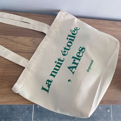 Bolso de compras de lona lavable para la última ocasión de moda