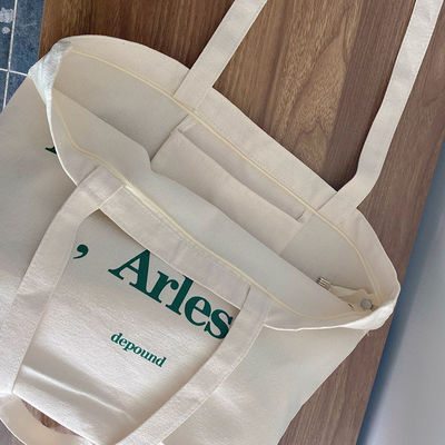 Bolso de compras de lona lavable para la última ocasión de moda