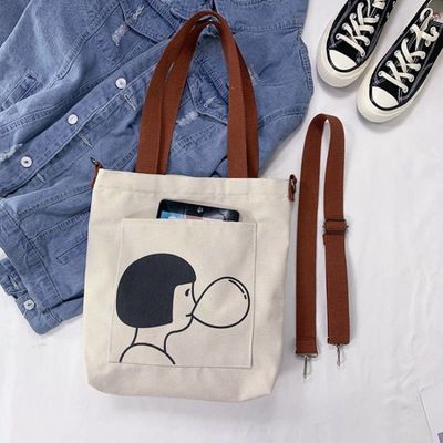 OEM/ODM Acceptable Bolso de compras de algodón con logotipo personalizado