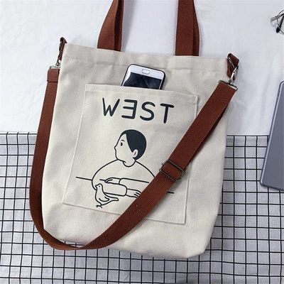 OEM/ODM Acceptable Bolso de compras de algodón con logotipo personalizado