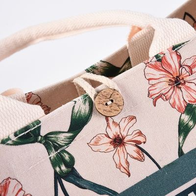 Bolsas de compra de yute personalizan bolsas de tote reutilizables para tamaño medio en el mercado de Bangladesh