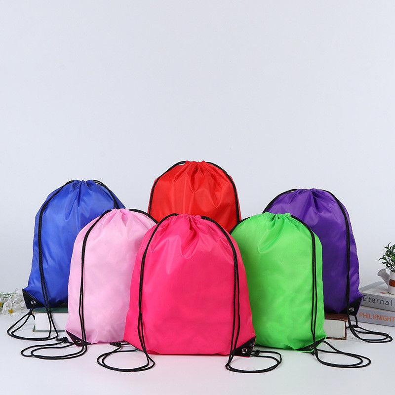 Bolso corporativo de cuerda de flanela para hombro doble único y entrenamiento personalizado