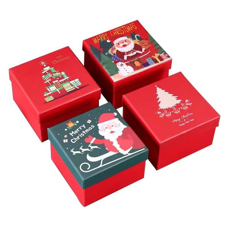 Embalaje Para Niños Dulces Las bolsas de regalo de Navidad más modernas con Papá Noel y alce