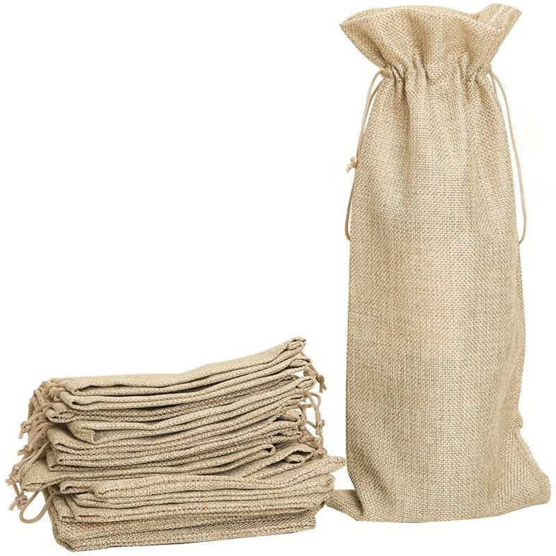 Acceptable OEM/ODM Color natural Jute Bolso de tira de la bolsa para el almacenamiento de cáñamo ecológico