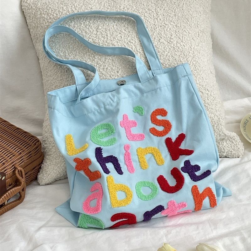 Logotipo personalizado aceptado patrón de avestruz bolsas de algodón para compras ecológicas