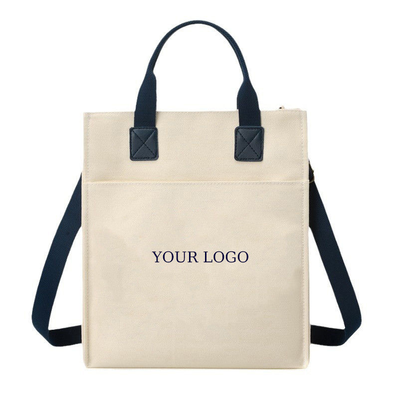 PU Mano Eco Amigo impermeable Laminado de lona Tote Bolso de compras con logotipo personalizado