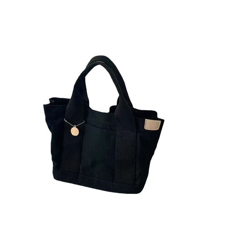 Bolsas de compras de lienzo de comestibles con mango de cuerda y otro tipo de patrón