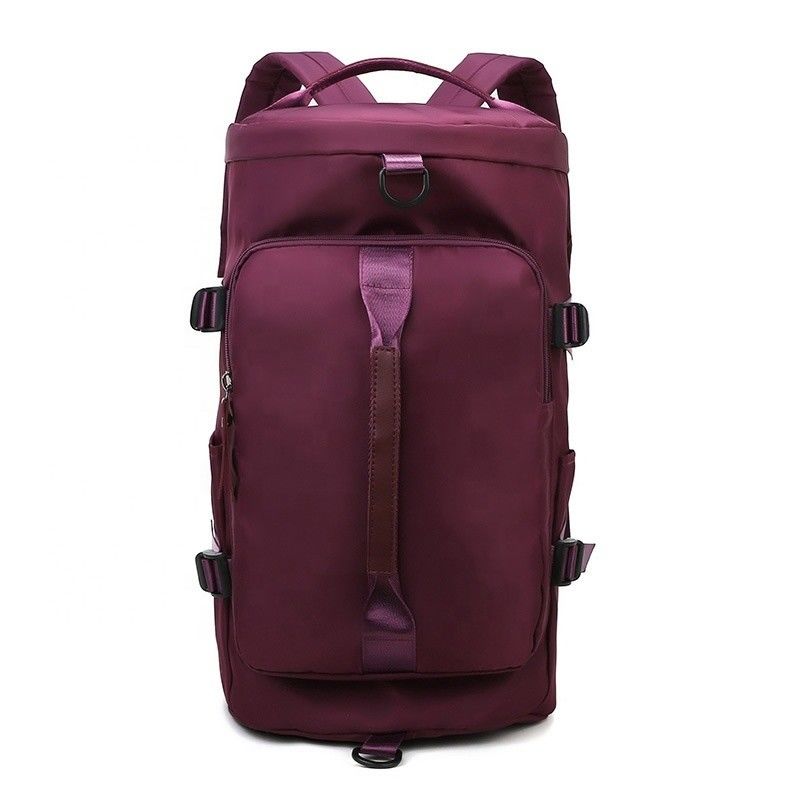 Impresión de logotipo personalizado Mochila de viaje unisex grande para senderismo Deportes al aire libre Carry On Bag
