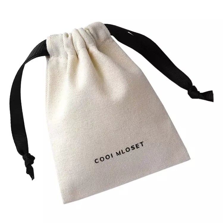 Bolso de algodón de cuerda de tracción personalizado a prueba de polvo
